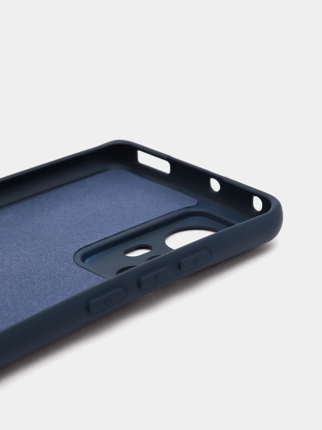 Темно-синий чехол силиконовый Xiaomi 12, 12S, 12X, Сяоми 12, 12С, 12Х