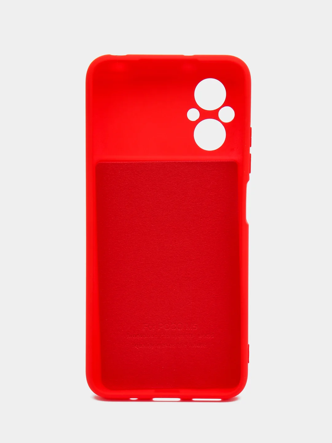 Алый чехол Silicone Cover для Xiaomi Poco M5, для Сяоми Поко М5 силиконовый