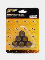 Ролики вариатора Ямаха JOG-50, 2T Stels-50 1E40QMB, 6 штук, 5.5 г, 15 х 12 мм
