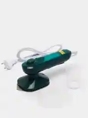Зеленый утюг паровой, дорожный, ручной