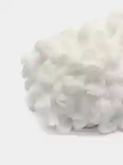 Белый пряжа Alize Puffy, 5 штук, петельки большие
