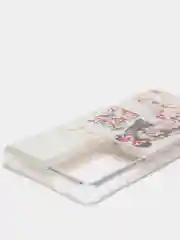 Бежевый чехол силиконовый жидкий с блестками Samsung S21 Plus + Ultra
