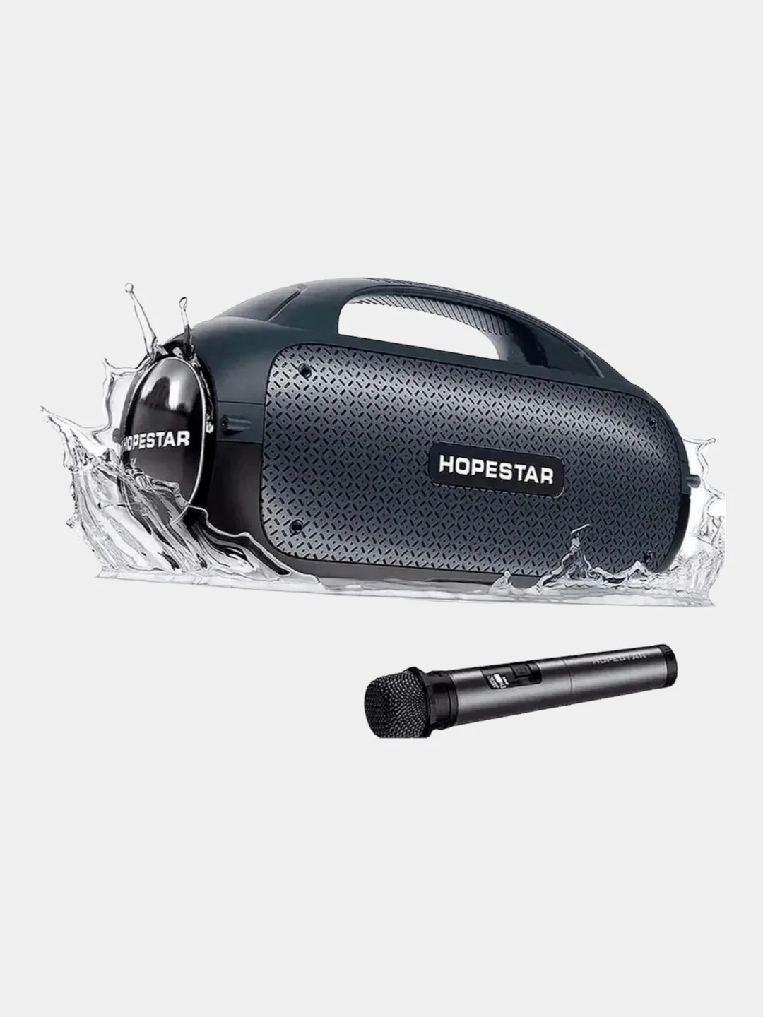 Синий меланж портативная беспроводная колонка Hopestar A50, мощность 80W