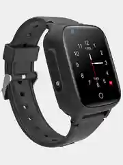Черный детские смарт часы Smart Baby Watch KT15 Lite 4G с видеозвонком