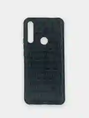 Черный чехол Huawei P Smart Z / Honor 9X / Honor 9X Premium черный силиконовый, имитация кожи