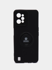 Чехол Realme C31 (Реалми С31) силиконовый, магнитный, с кольцом