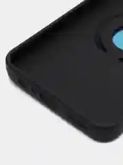 Черный чехол для Realme C30 C30s Narzo 50i Prime Реалми С30 Нарзо силиконовый магнитный с кольцом