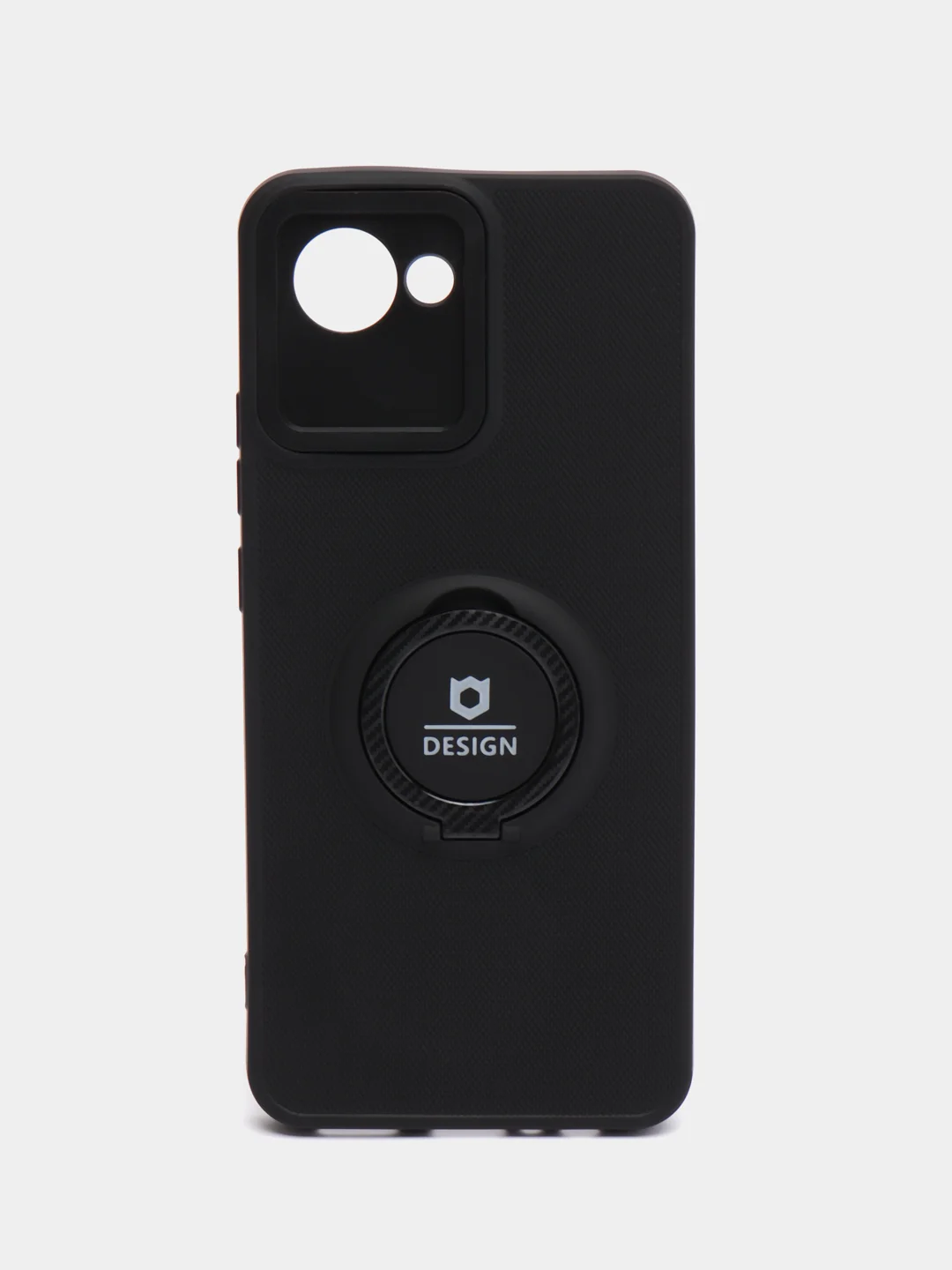 Черный чехол для Realme C30 C30s Narzo 50i Prime Реалми С30 Нарзо силиконовый магнитный с кольцом