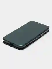 Зеленый чехол-книжка Itel A48 / Ител А48
