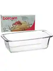 Противень для духовки, форма для запекания кекса, хлеба, стеклянная, прямоугольная 25*12см