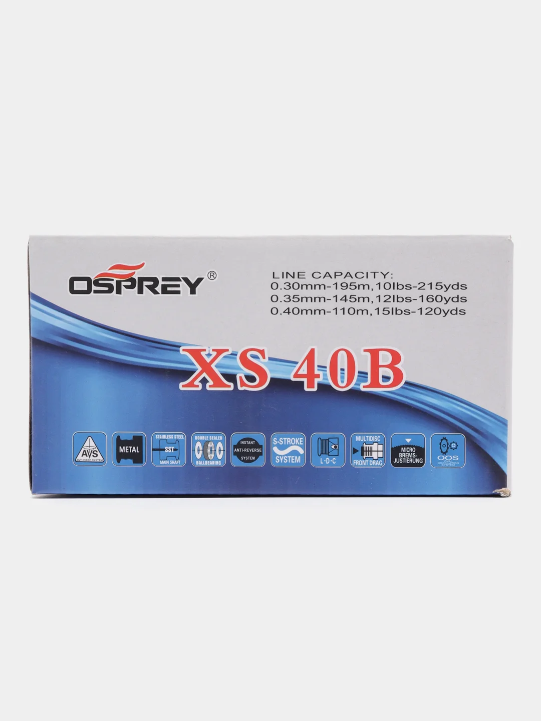 Коричневый катушка для спиннинга XS 40B, рыболовная, безынерционная, фидерная карповая