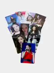 Зелёный хаки наклейки-карточки K-POP Blackpink ( Блэкпинк ) 10шт