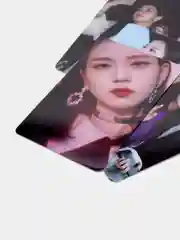 Золотистый хаки наклейки-карточки K-POP Blackpink ( Блэкпинк ) 10шт