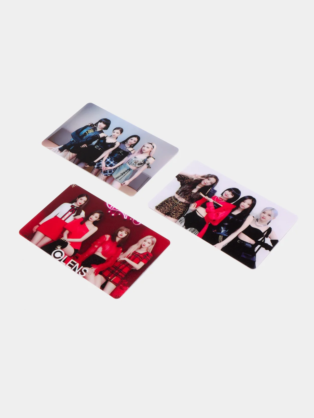 Алый наклейки-карточки K-POP Blackpink ( Блэкпинк ) 10шт
