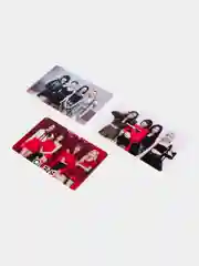 Алый наклейки-карточки K-POP Blackpink ( Блэкпинк ) 10шт