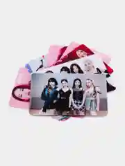Алый наклейки-карточки K-POP Blackpink ( Блэкпинк ) 10шт