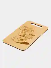 Белый доска разделочная с рисунком "Овощи"
