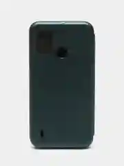 Зеленый чехол-книжка Itel A48 / Ител А48
