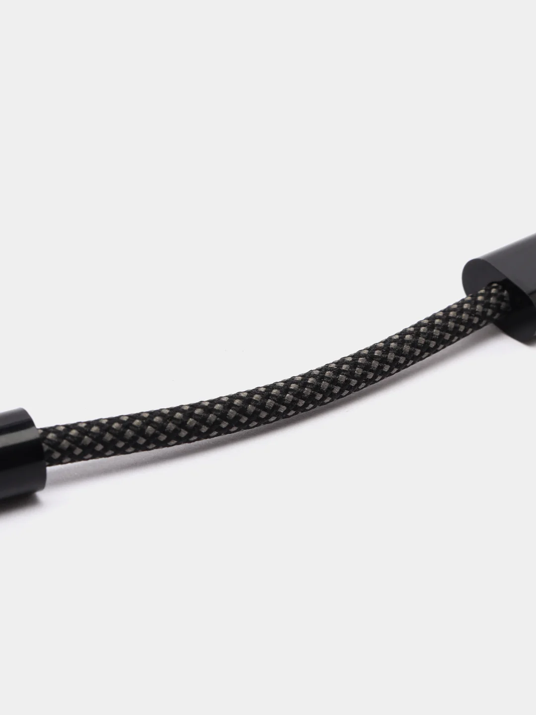 Черный переходник USB-C на 3.5 мм, поддержка проводного управления и микрофона
