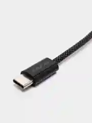Черный переходник USB-C на 3.5 мм, поддержка проводного управления и микрофона