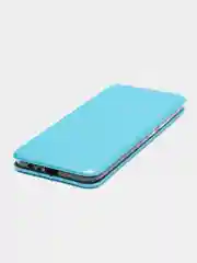Голубой чехол-книжка для Realme C21Y / Realme С25Y (Реалми С21Y / С25Y)