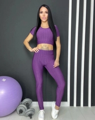 Спортивный костюм для фитнеса с лосинами
