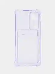 Лавандовый чехол Xiaomi 12 / 12X / Сяоми 12 / 12Х с карманом для карт