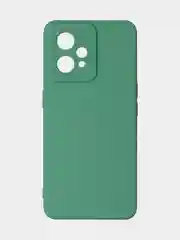 Зеленый чехол для Realme 9 (4G) / Realme 9 Pro Plus, матовый, с дополнительной защитой камеры
