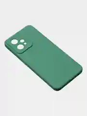 Зеленый чехол для Realme 9 (4G) / Realme 9 Pro Plus, матовый, с дополнительной защитой камеры