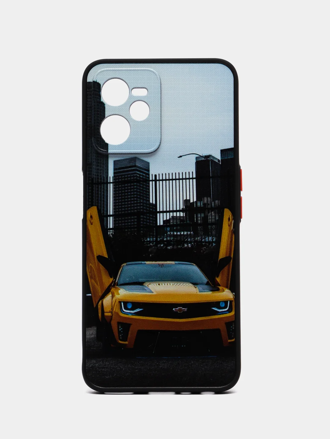 Золотой чехол с рисунком на Realme C35 (Реалми С35)