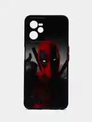 Тёмно-серый чехол с рисунком на Realme C35 (Реалми С35)