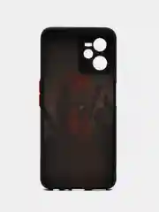 Тёмно-серый чехол с рисунком на Realme C35 (Реалми С35)