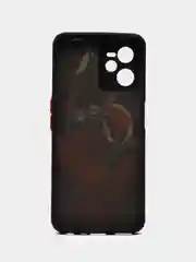 Багровый чехол с рисунком на Realme C35 (Реалми С35)