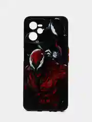 Багровый чехол с рисунком на Realme C35 (Реалми С35)