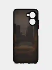 Золотой чехол с рисунком на Realme C33 (Реалми С33)