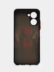 Тёмно-серый чехол с рисунком на Realme C33 (Реалми С33)