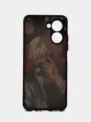 Коралловый чехол с рисунком на Realme C33 (Реалми С33)