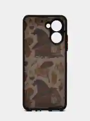 Тёмно-бордовый чехол с рисунком на Realme C33 (Реалми С33)