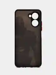 Светло-коричневый чехол с рисунком на Realme C33 (Реалми С33)