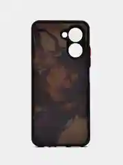 Фиолетовый чехол с рисунком на Realme C33 (Реалми С33)