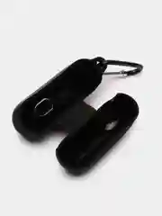 Черный чехол на Huawei Freebuds Pro для беспроводных наушников силиконовый КАРТОФАН матовый