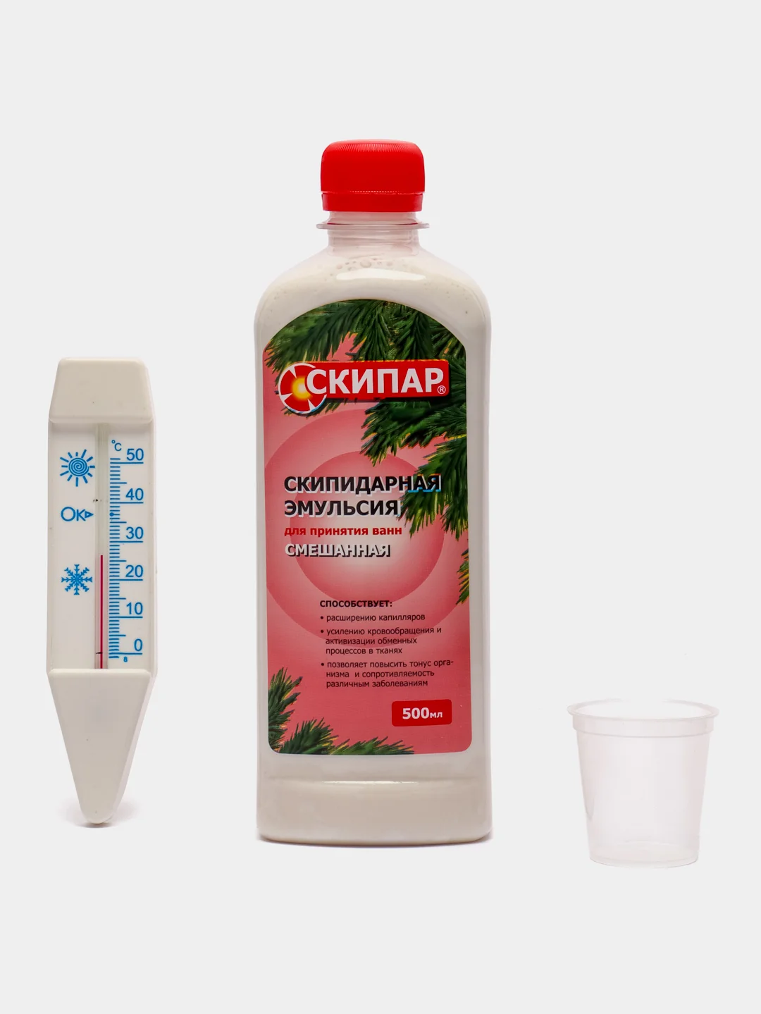 Набор терапевтический для ванн СКИПАР "НТВ-03", на основе скипидарной эмульсии, 0,5 л