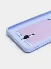 Лавандовый чехол с карманом для Samsung A12, A13, A33, A23, A53 с защитой камеры однотонный