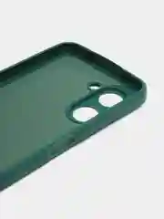 Зеленый чехол для iPhone 11, Realme C35, C31, C33, Honor X7A (2023) однотонный с защитой камеры