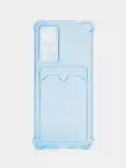 Светло-синий чехол Xiaomi 12 / 12X / Сяоми 12 / 12Х с карманом для карт