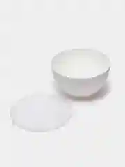 Белый чаша "Оазис" с крышкой