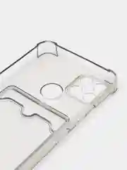Хром чехол Realme C21Y Realme C25Y Реалми С21у С25у с карманом для карт, прозрачный