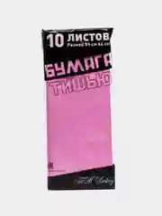 Конфетный бумага тишью, 50*66 см, 10 листов, разные цвета