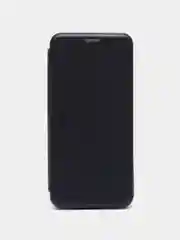 Темно-синий чехол-книжка Infinix HOT 12 Pro (Инфиникс Хот 12 Про)