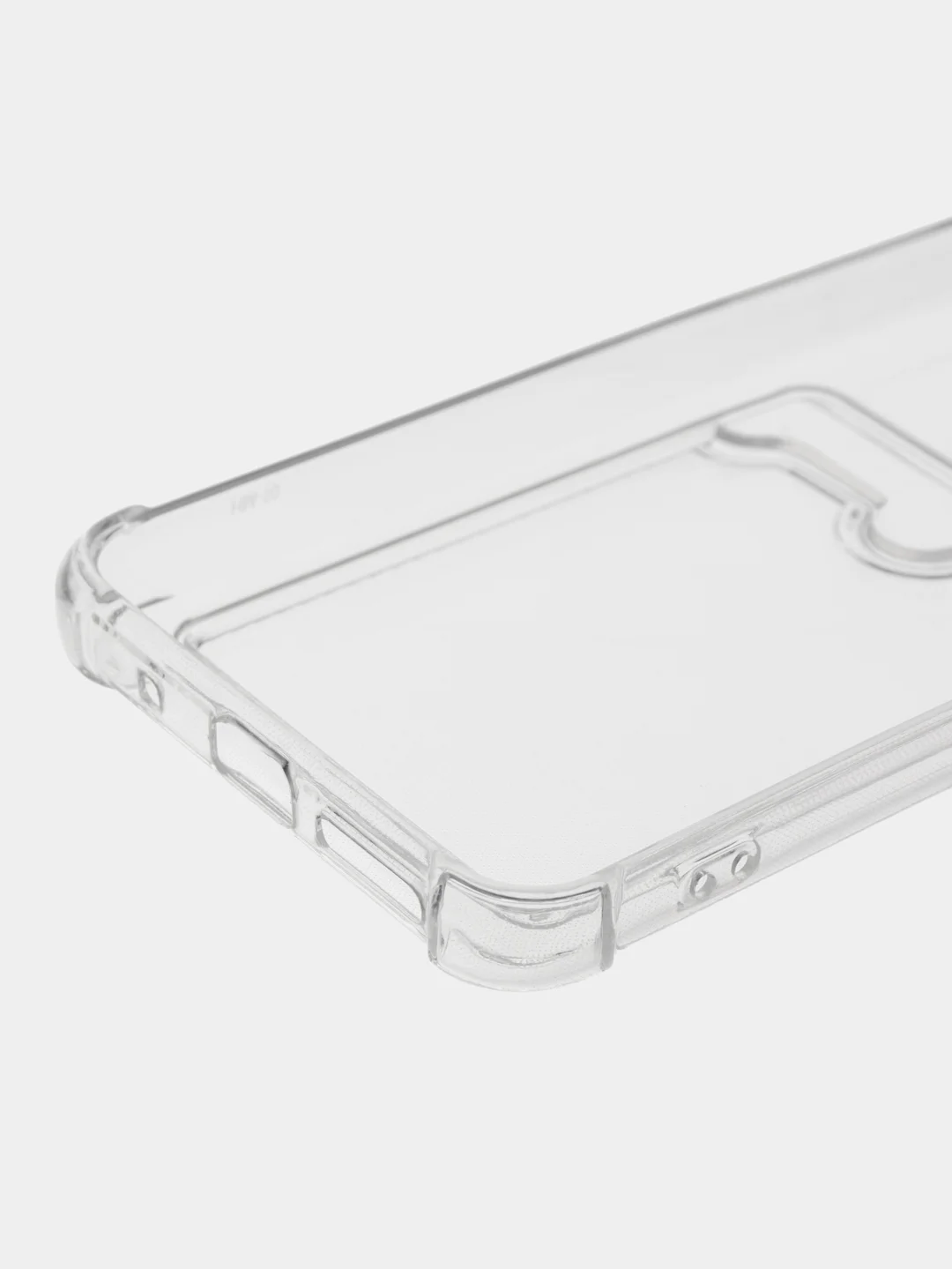Прозрачный чехол для Xiaomi Redmi 10 (Редми 10), с карманом для карт